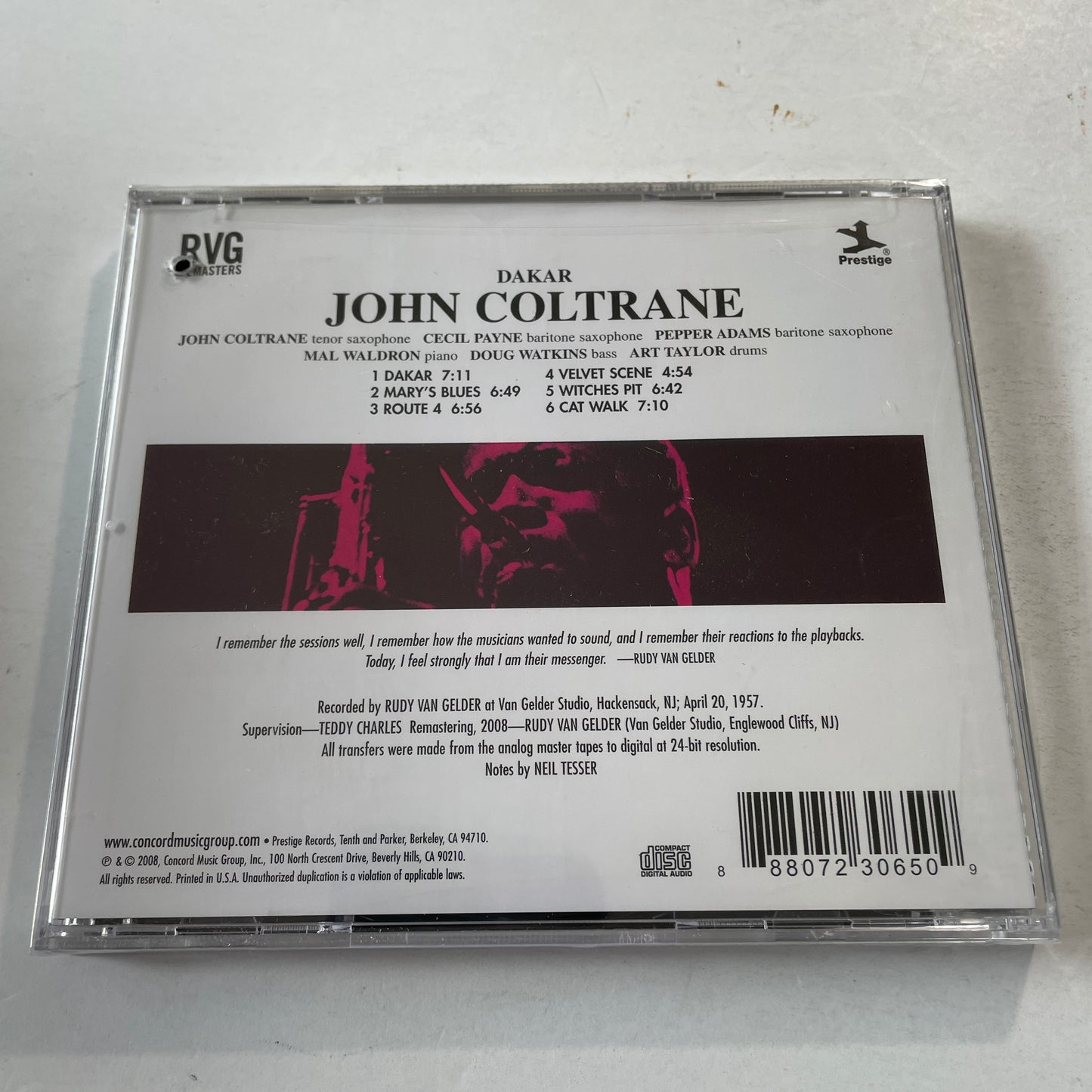 John Coltrane – Dakar New Sealed CD Prestige – PRCD-30650