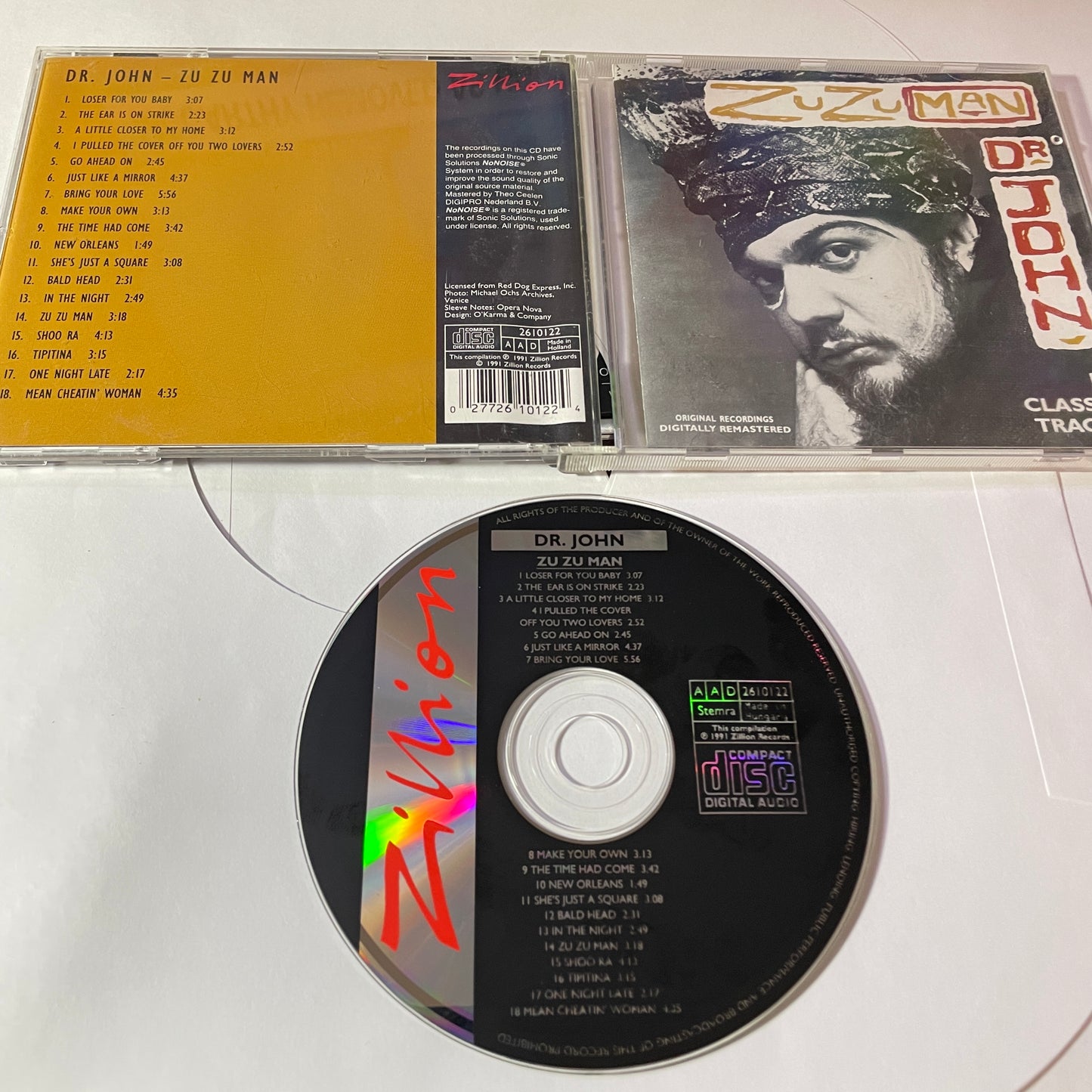 Dr. John Zu Zu Man Used CD VG+\VG+