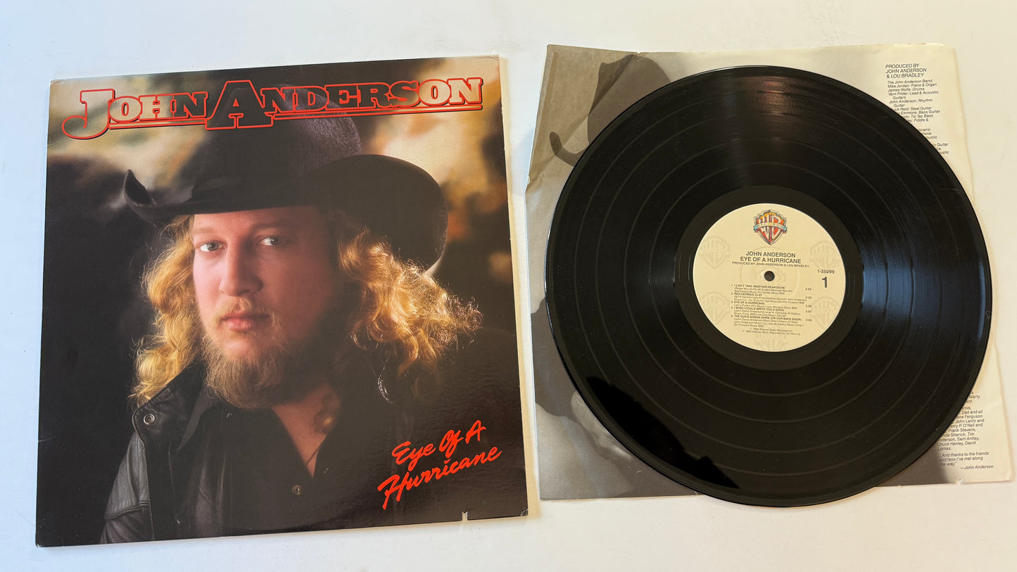 John Anderson Eye Of A Hurricane Used Vinyl LP VG+\VG