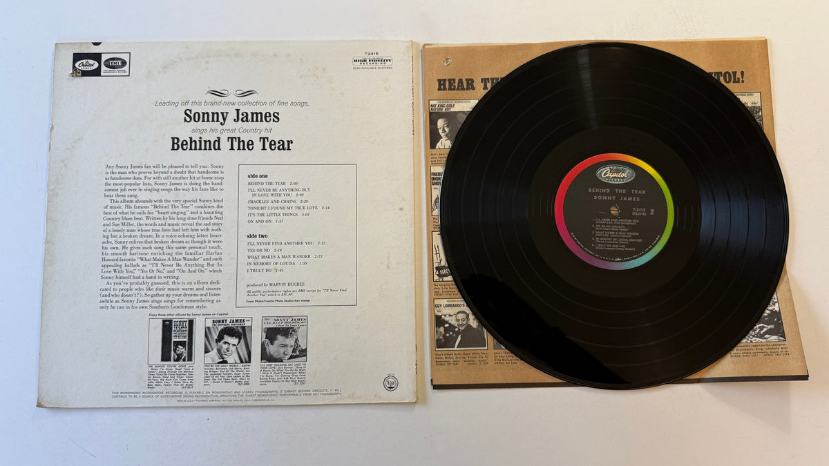 Sonny James Behind The Tear Used Vinyl LP VG+\VG