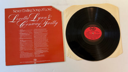Loretta Lynn Never Ending Song Of Love Used Vinyl LP VG+\VG