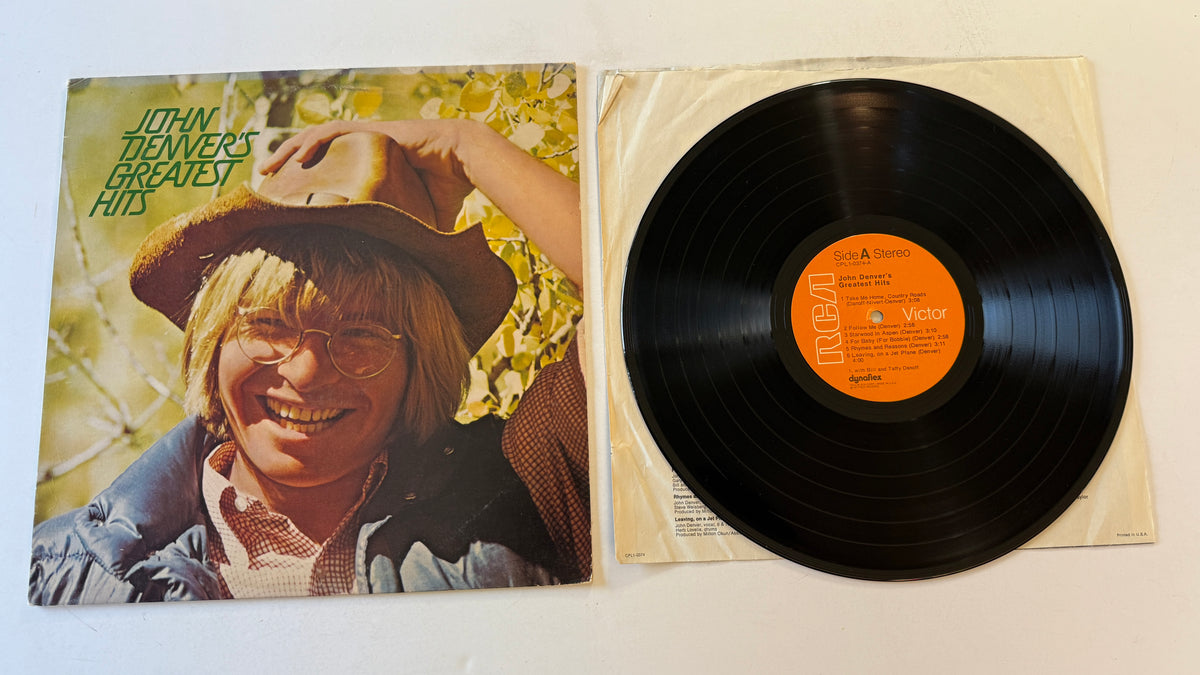 John Denver John Denver's Greatest Hits Used Vinyl LP VG+\VG