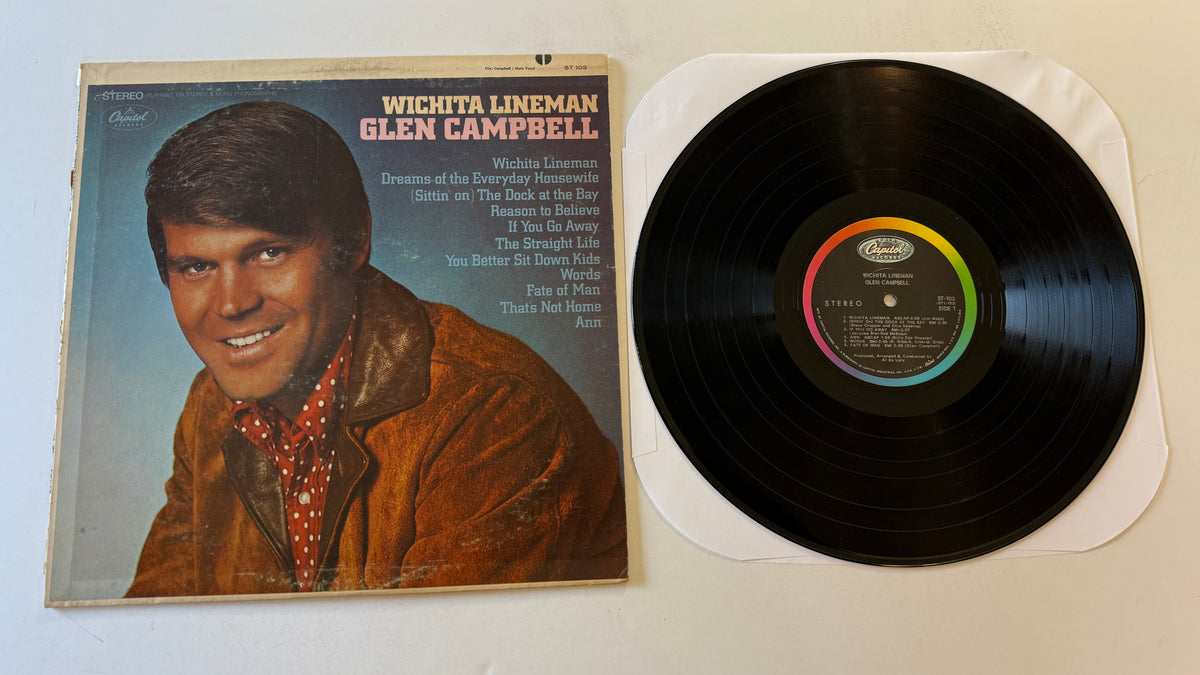 Glen Campbell Wichita Lineman Used Vinyl LP VG+\G+