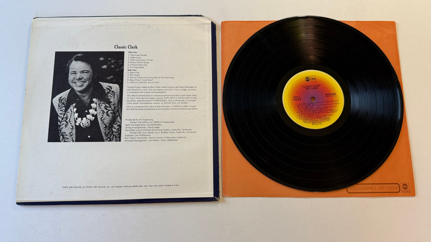 Roy Clark Classic Clark Used Vinyl LP VG+\VG