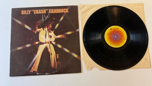 Billy 'Crash' Craddock Live! Used Vinyl LP VG+\VG