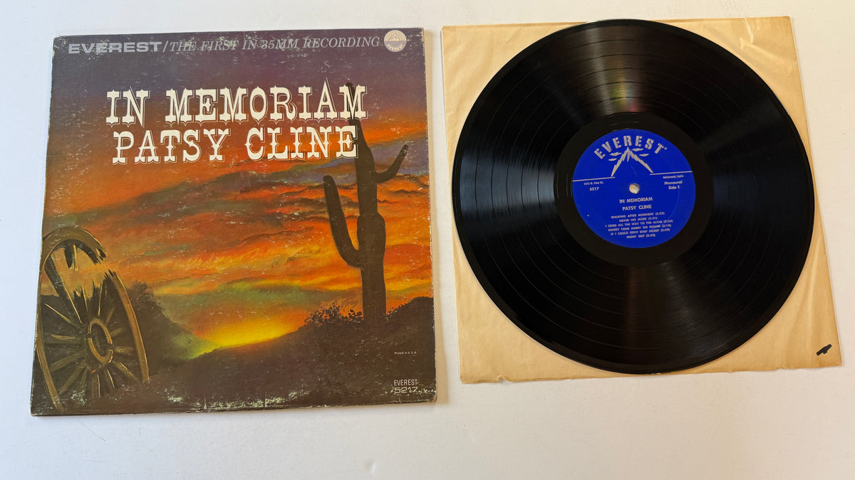 Patsy Cline In Memoriam Used Vinyl LP VG\VG