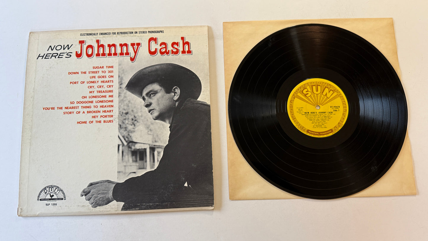 Johnny Cash Now Here's Johnny Cash Used Vinyl LP VG+\VG