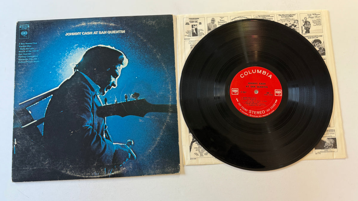 Johnny Cash Johnny Cash At San Quentin Used Vinyl LP VG+\VG