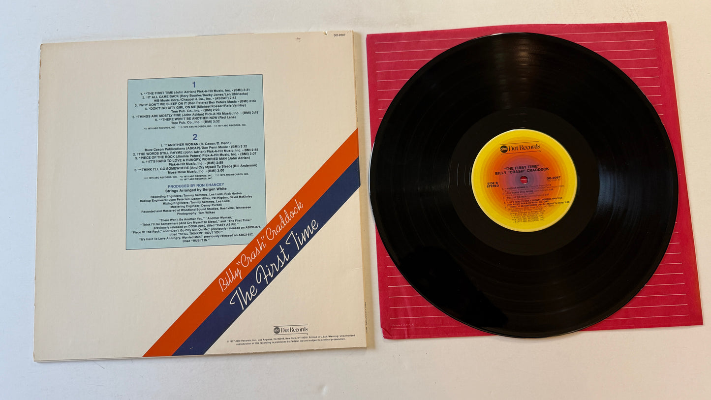 Billy 'Crash' Craddock The First Time Used Vinyl LP VG+\VG+