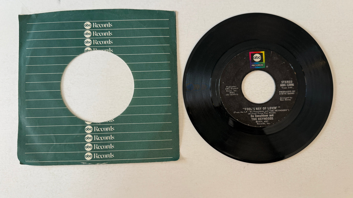 Bo Donaldson & The Heywoods Who Do You Think You Are  Used 45 RPM 7" Vinyl VG+\VG+
