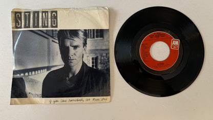 Sting If You Love Somebody Set Them Free  Used 45 RPM 7" Vinyl VG+\VG+