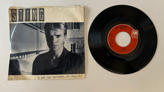Sting If You Love Somebody Set Them Free  Used 45 RPM 7" Vinyl VG+\VG+