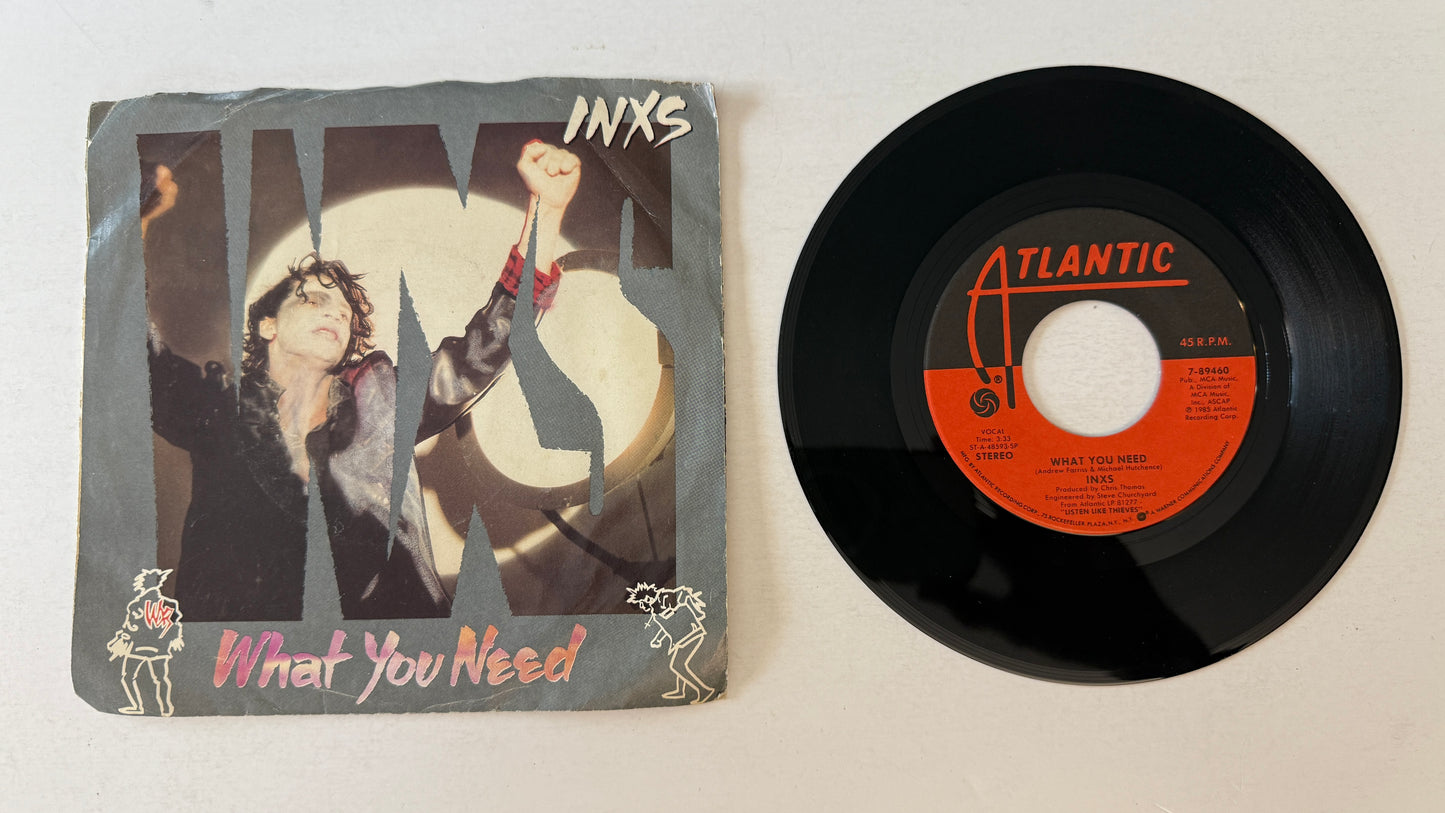INXS What You Need  Used 45 RPM 7" Vinyl VG+\VG