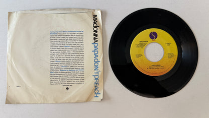 Madonna Papa Don't Preach  Used 45 RPM 7" Vinyl VG+\VG