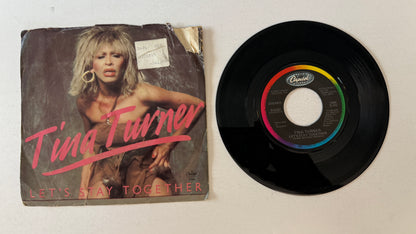 Tina Turner Let's Stay Together  Used 45 RPM 7" Vinyl VG+\VG