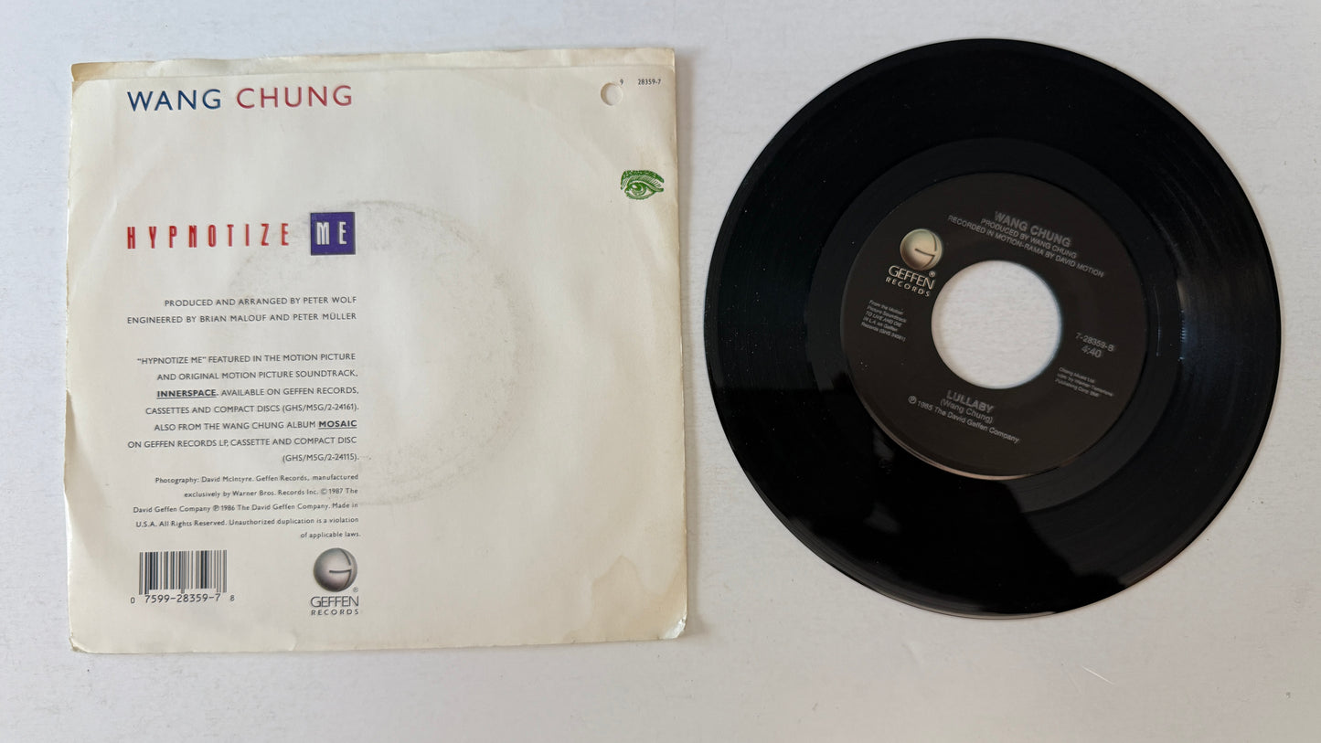Wang Chung Hypnotize Me  Used 45 RPM 7" Vinyl VG+\VG