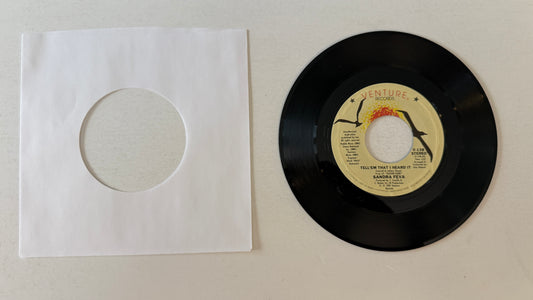 Sandra Feva Tell'em That I Heard It  Used 45 RPM 7" Vinyl VG+\VG+
