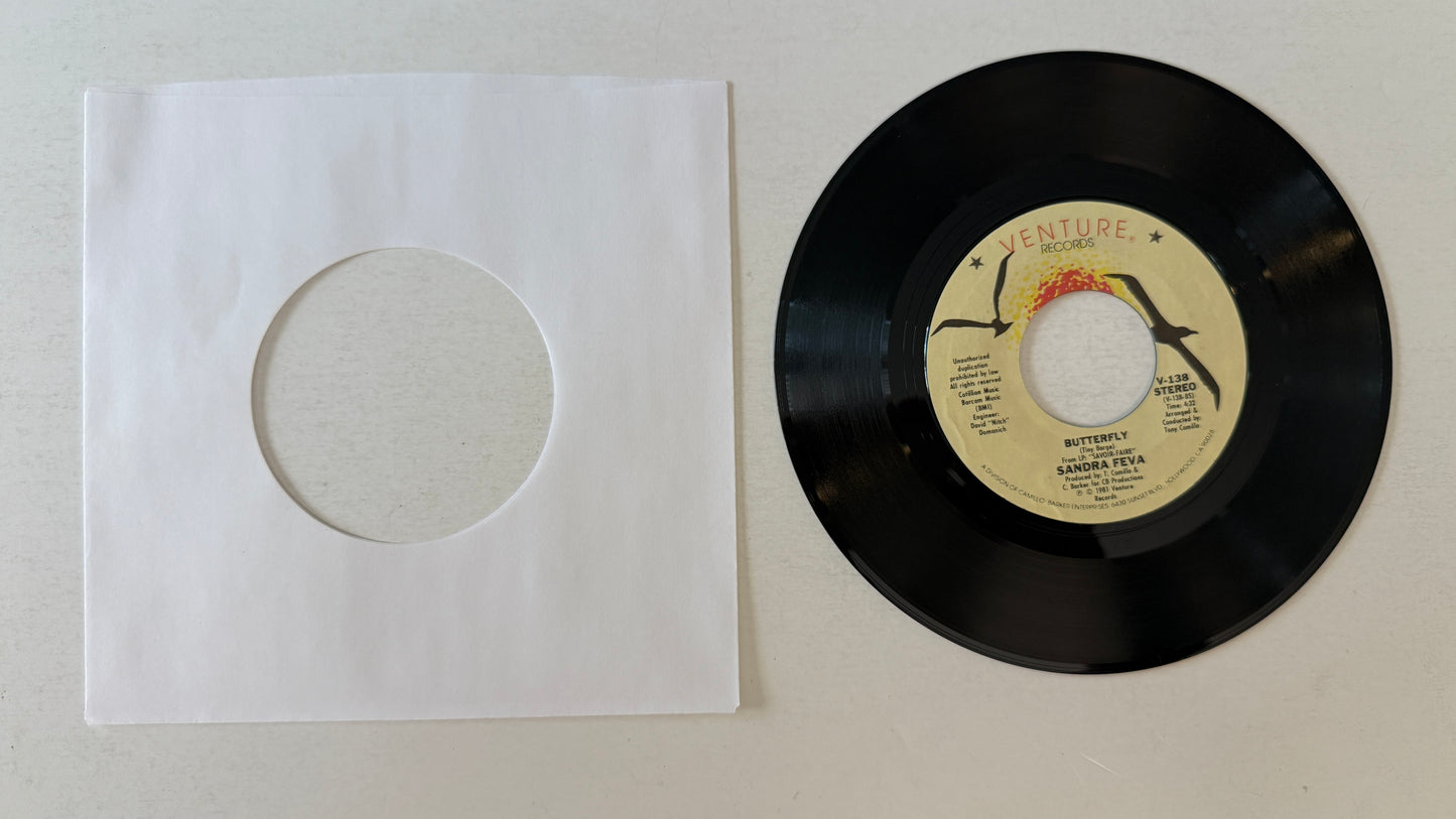 Sandra Feva Tell'em That I Heard It  Used 45 RPM 7" Vinyl VG+\VG+