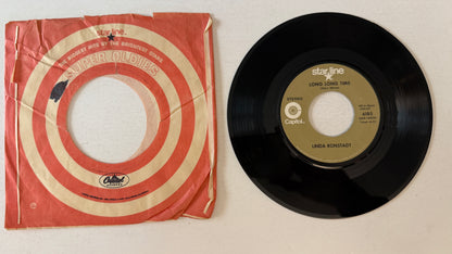 The Stone Poneys Different Drum / Long Long Time  Used 45 RPM 7" Vinyl VG+\G+