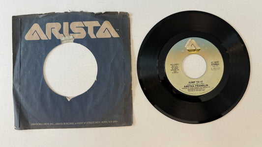 Aretha Franklin Jump To It  Used 45 RPM 7" Vinyl VG+\G+