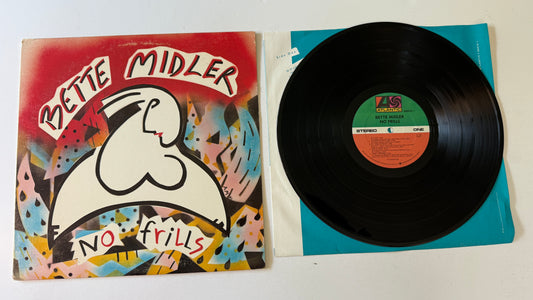 Bette Midler No Frills Used Vinyl LP VG+\VG