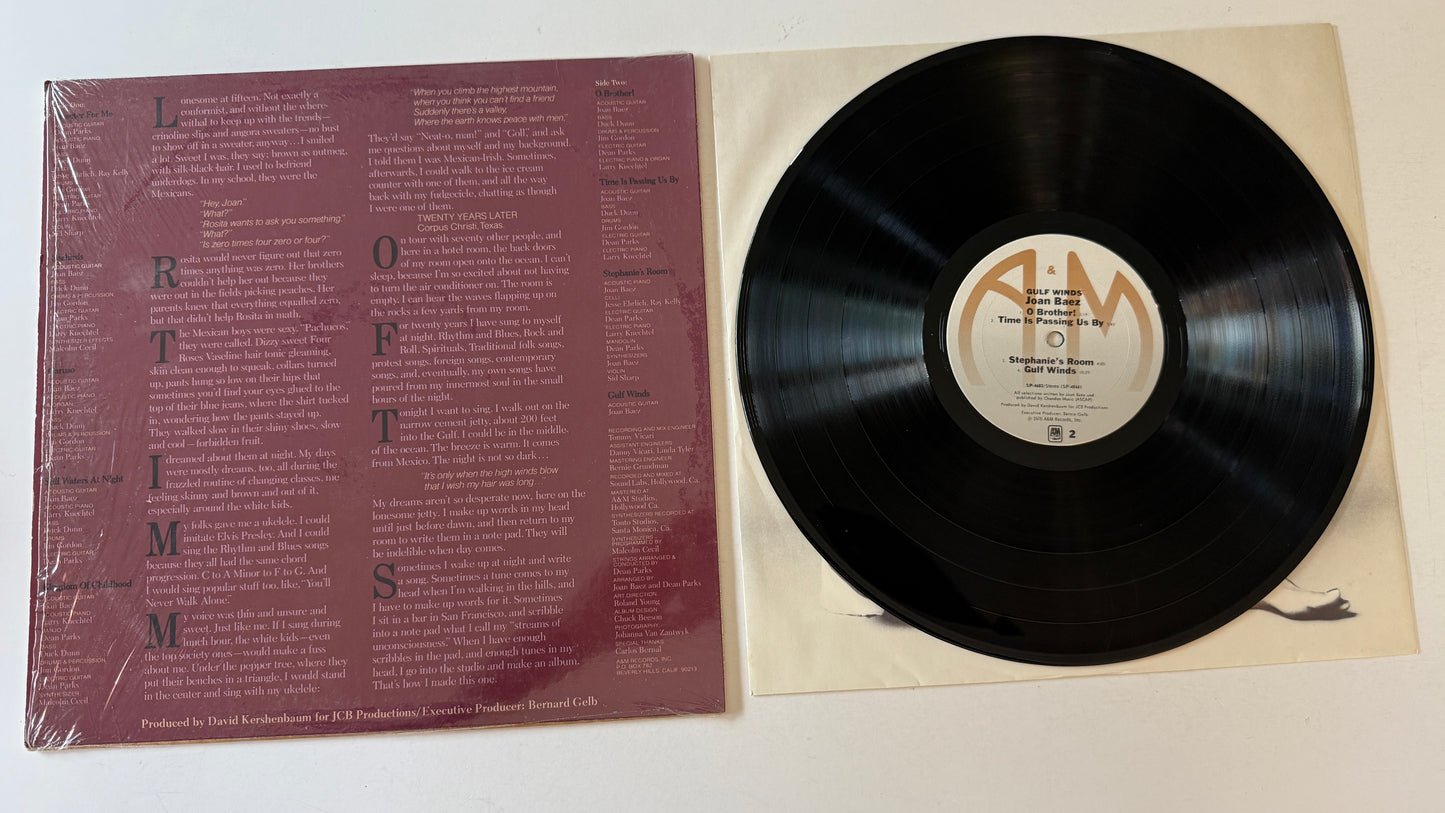 Joan Baez Gulf Winds Used Vinyl LP VG+\VG+