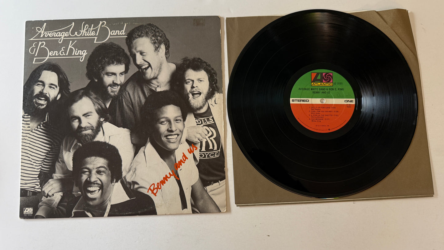 Average White Band Benny And Us Used Vinyl LP VG+\VG