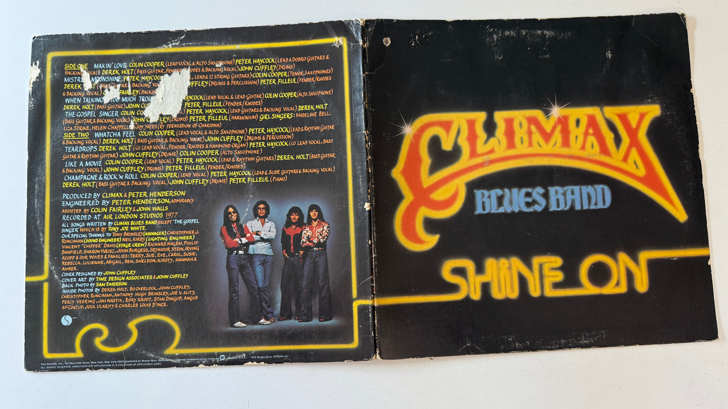 Climax Blues Band Shine On Used Vinyl LP VG+\G+