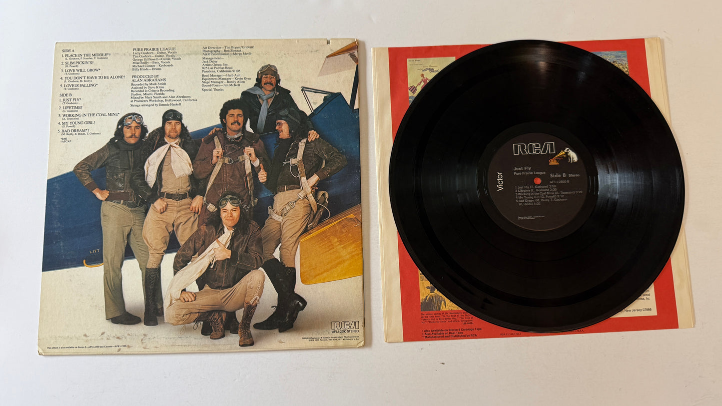 Pure Prairie League Just Fly Used Vinyl LP VG+\VG