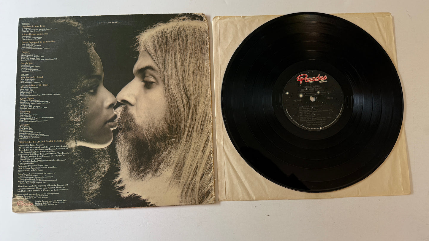 Leon & Mary Russell Wedding Album Used Vinyl LP VG+\G+
