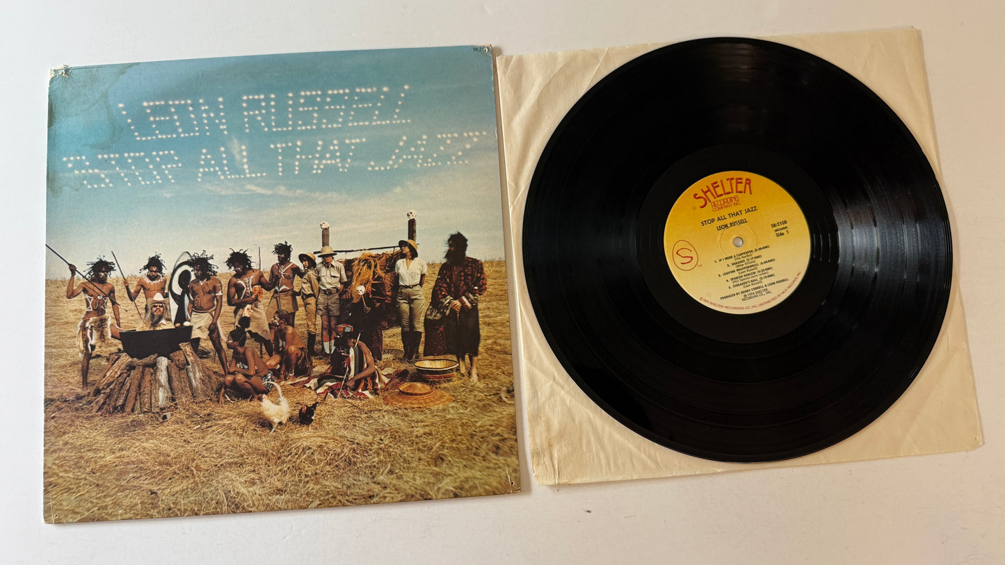 Leon Russell Stop All That Jazz Used Vinyl LP VG+\G+