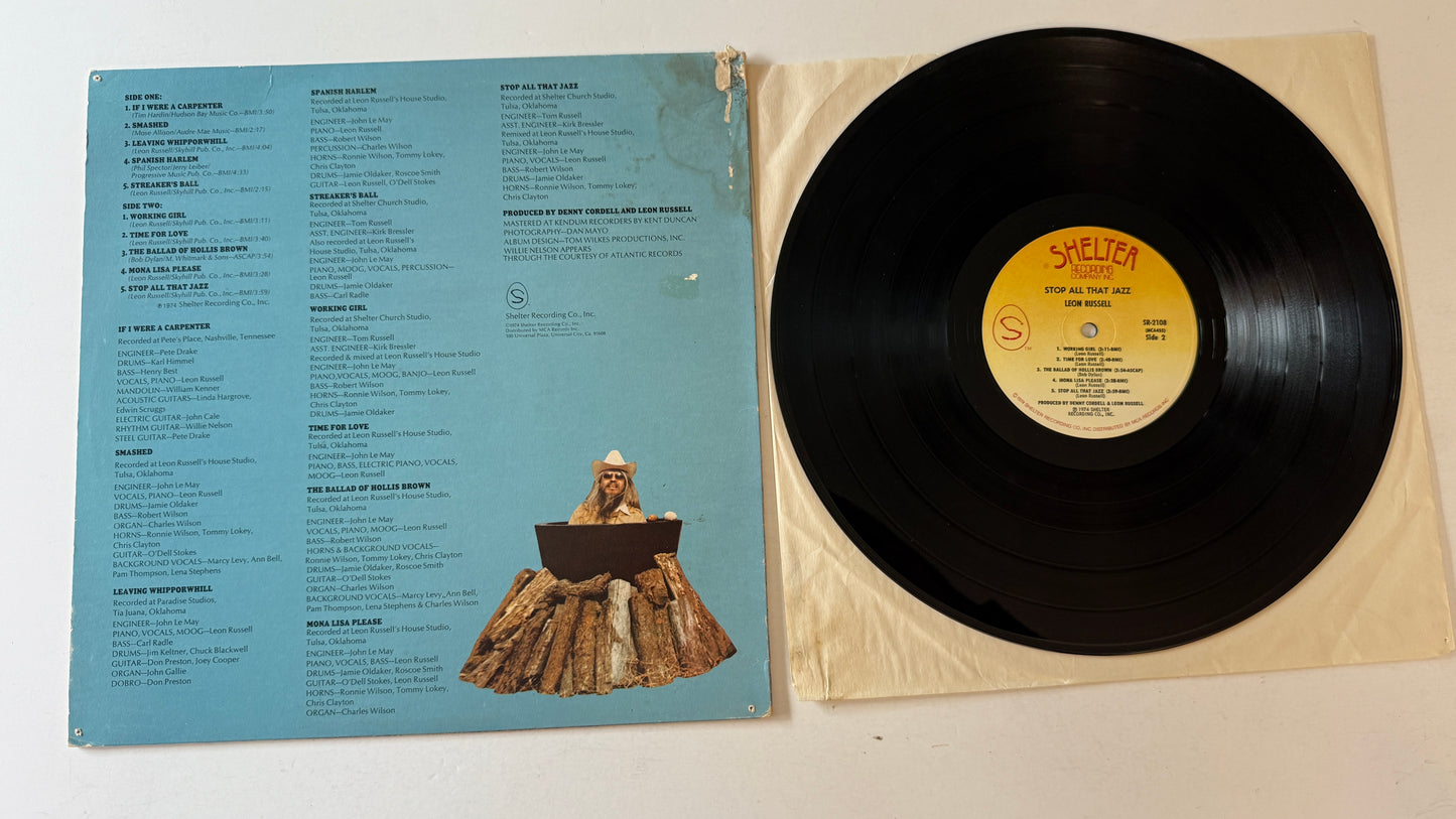 Leon Russell Stop All That Jazz Used Vinyl LP VG+\G+