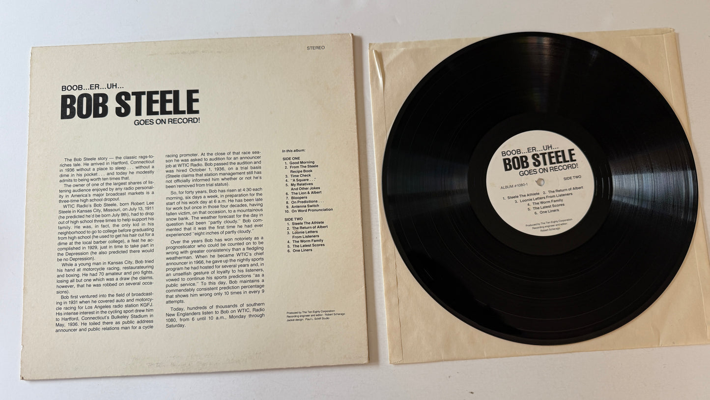 Bob Steele Boob... Er... Uh... Bob Steele Goes On Record! Used Vinyl LP VG+\VG+
