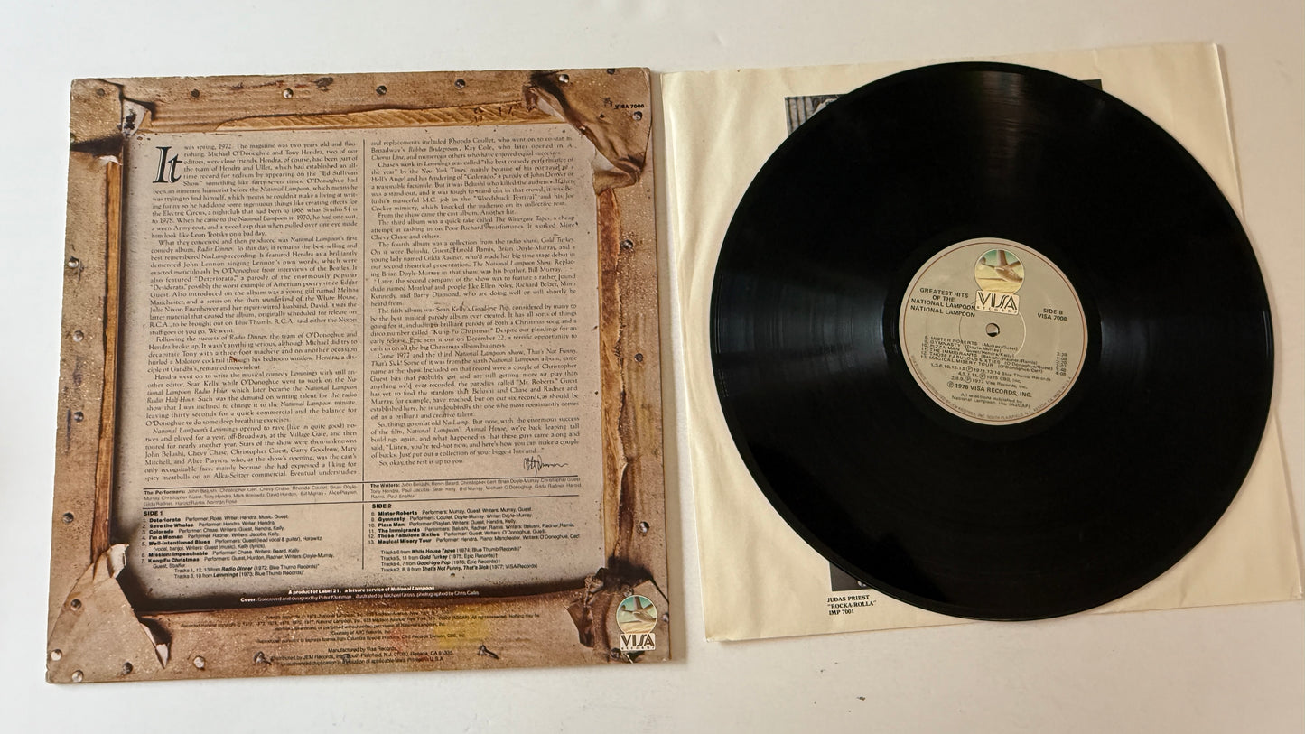 National Lampoon Greatest Hits Of The National Lampoon Used Vinyl LP VG+\VG+
