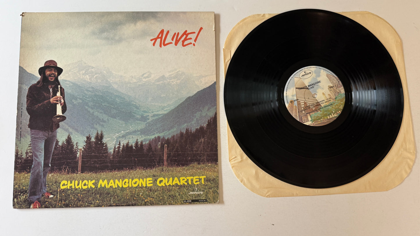 Chuck Mangione Quartet Alive! Used Vinyl LP VG+\VG