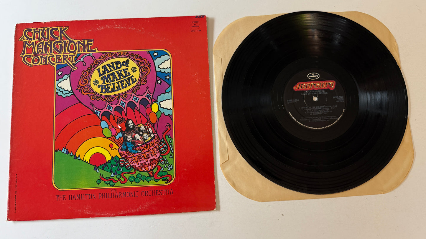 Chuck Mangione A Chuck Mangione Concert • Land Of Make Believe Used Vinyl LP VG+\G+