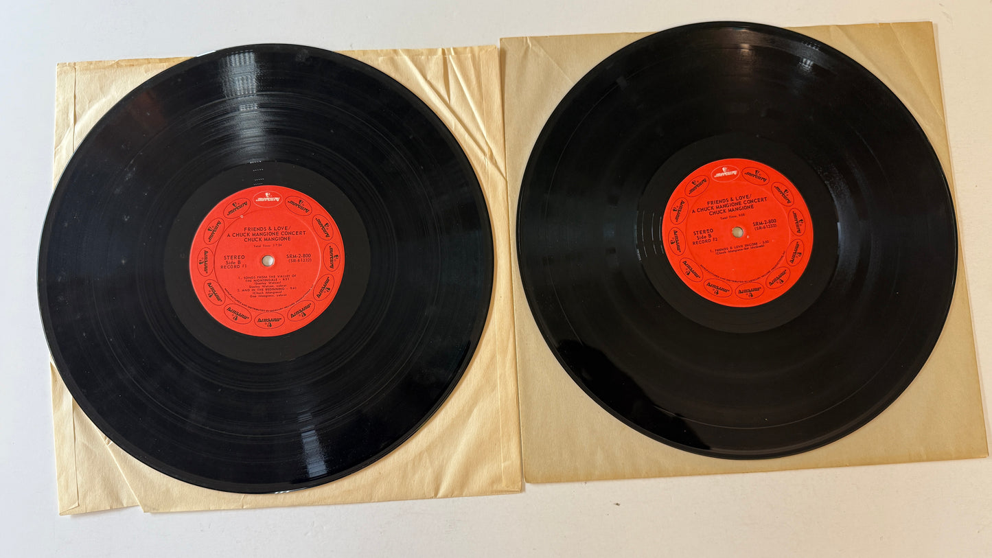 Chuck Mangione Friends & Love... A Chuck Mangione Concert Used Vinyl 2LP VG+\G+