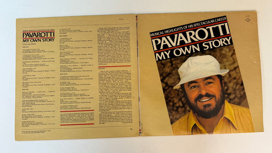 Luciano Pavarotti Pavarotti My Own Story-Musical Highlights Of His Spectacular Career Used Vinyl 2LP VG+\VG+