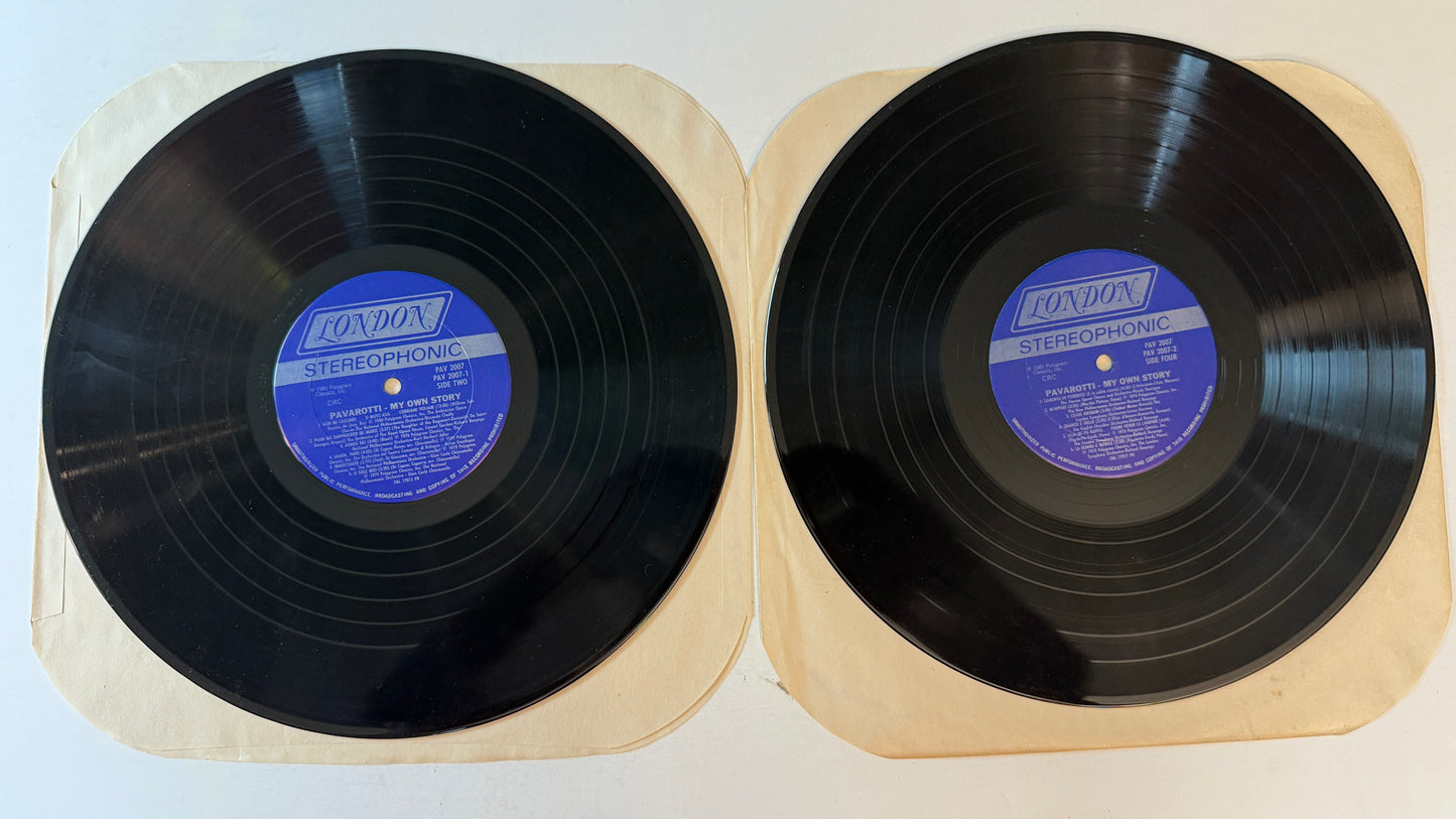 Luciano Pavarotti Pavarotti My Own Story-Musical Highlights Of His Spectacular Career Used Vinyl 2LP VG+\VG+