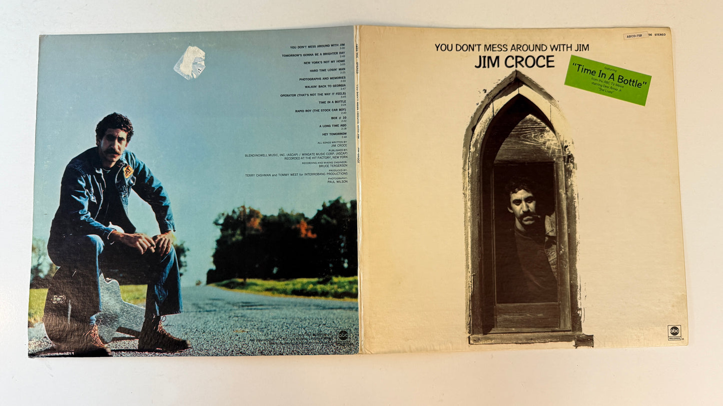 Jim Croce You Don't Mess Around With Jim Used Vinyl LP VG+\VG