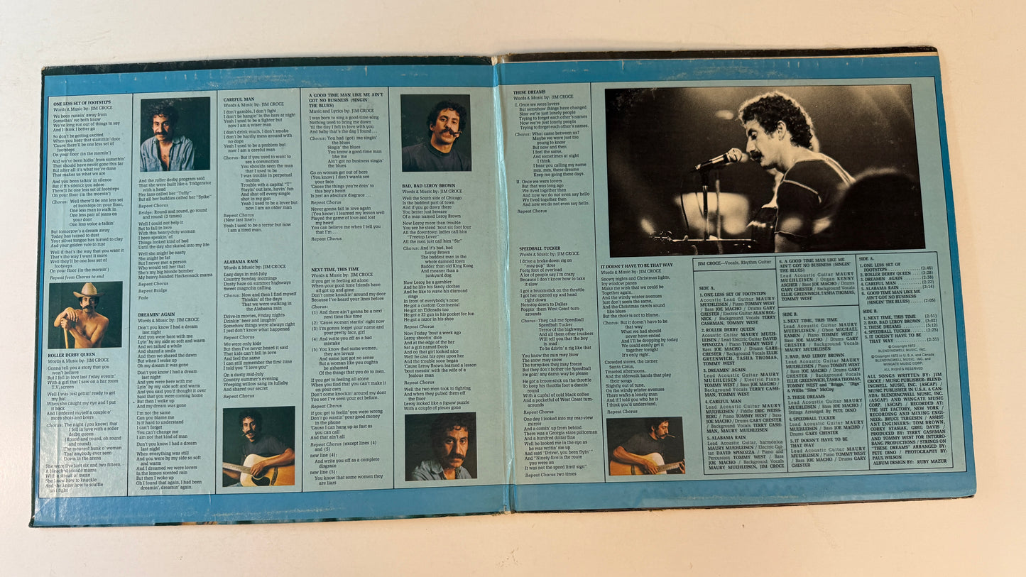 Jim Croce Life And Times Used Vinyl LP VG+\VG