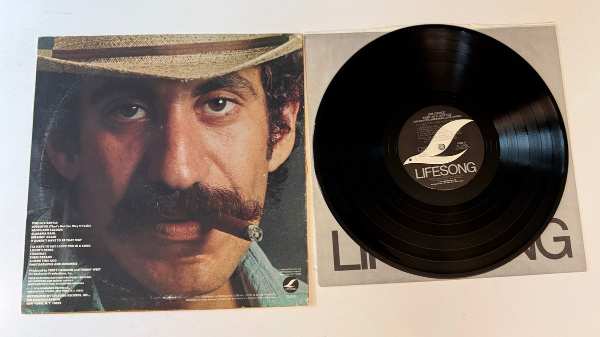 Jim Croce Time In A Bottle Jim Croce's Greatest Love Songs Used Vinyl LP VG+\VG