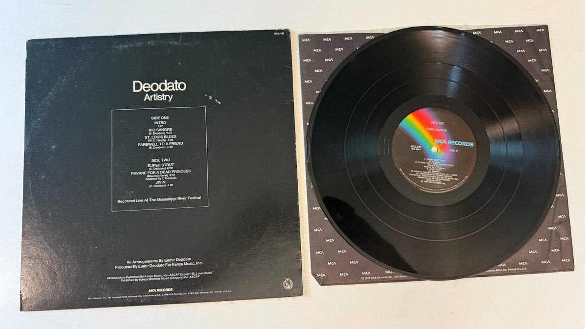 Eumir Deodato Artistry Used Vinyl LP VG+\VG