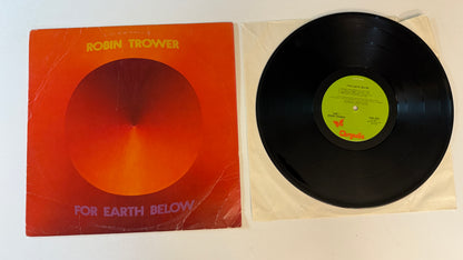 Robin Trower For Earth Below Used Vinyl LP VG+\G+