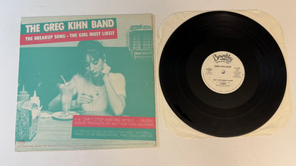 Greg Kihn Band The Breakup Song · The Girl Most Likely 12" Used Vinyl Single VG+\VG+