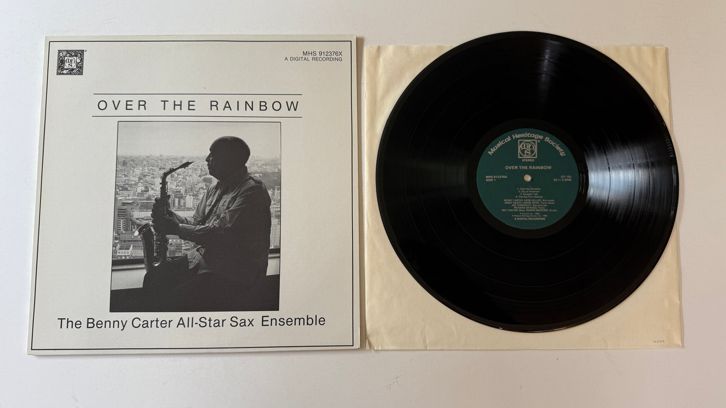 The Benny Carter All-Star Sax Ensemble Over The Rainbow Used Vinyl LP VG+\VG+