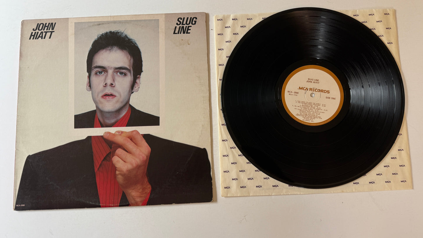 John Hiatt Slug Line Used Vinyl LP VG+\VG
