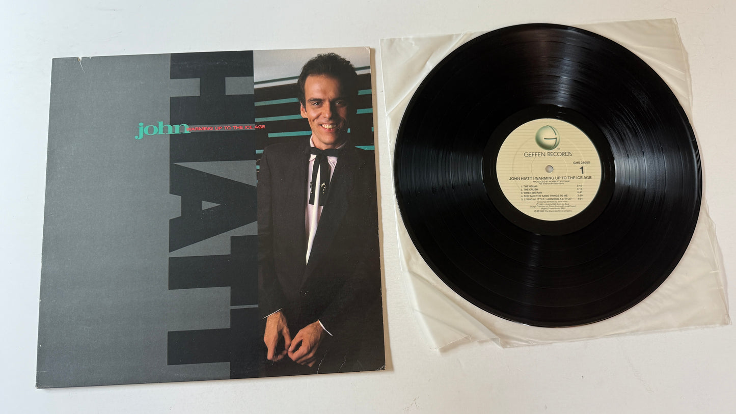 John Hiatt Warming Up To The Ice Age Used Vinyl LP VG+\VG