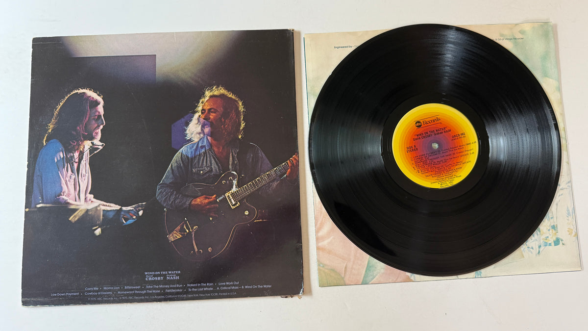 Crosby & Nash Wind On The Water Used Vinyl LP VG+\VG+