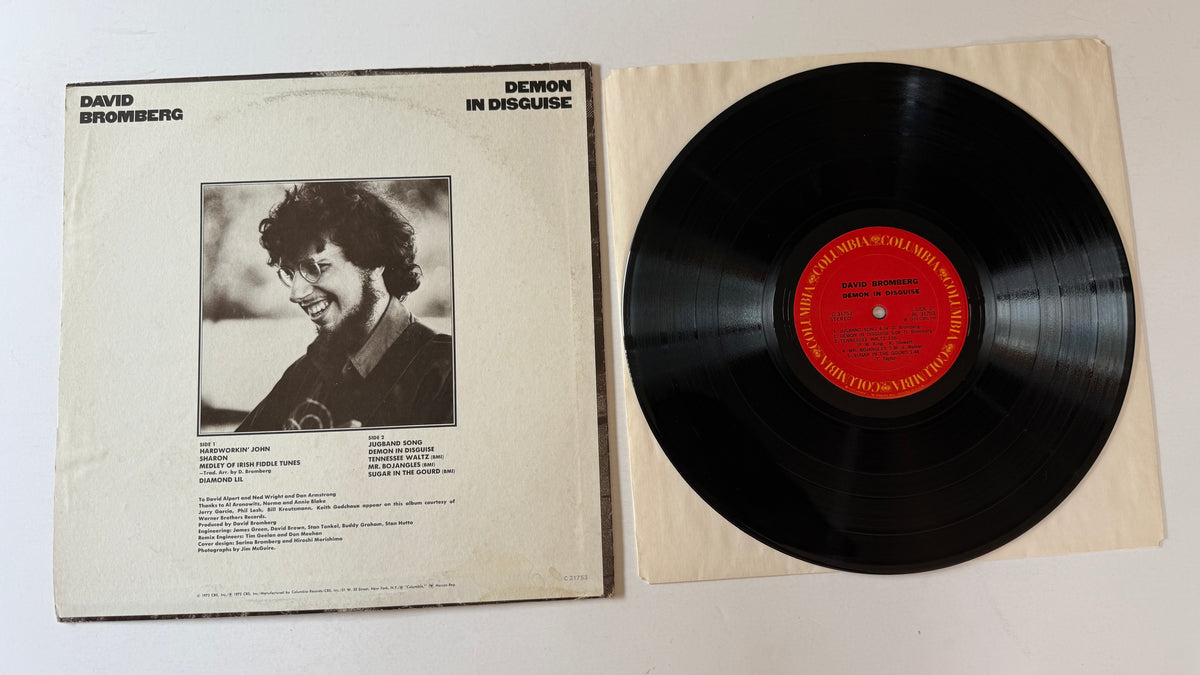David Bromberg Demon In Disguise Used Vinyl LP VG+\VG